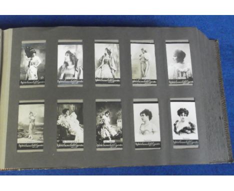 Cigarette cards, Ogden's, Guinea Gold, vintage slot-in London Cigarette card album containing a collection of 900+ Actors and