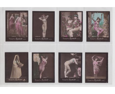 Cigarette cards, Algeria, Climent, Actresses etc, all Tirage nos 141-144, (50 different cards), 'M size, (most with some ligh