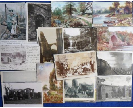 Postcards, Rail, a good selection of approx. 64 railway officials inc. L &amp; NW, Furness, NER (vignettes), GER (poster adve