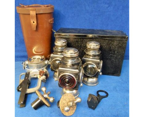 Vintage Motoring, Ferodo Brake Tester by Tapley and Co as used by Rolls Royce and Bentley complete in leather leg of mutton c