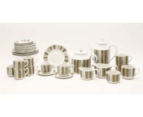 A 1970s Midwinter part twelve setting tea and coffee service