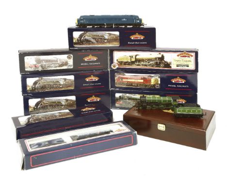 Ten Bachmann branch-line locomotives