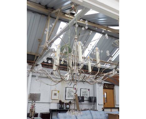 REMAINS LIGHTING SPLASHING WATER 37 CHANDELIER BY TONY DUQUETTE.