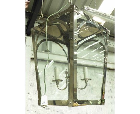 REMAINS LIGHTING MERCER 36 LANTERN, 130cm approx drop.