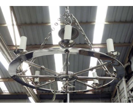 REMAINS LIGHTING ELIA 27 CHANDELIER.