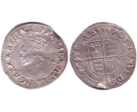 Philip &amp; Mary - Groat m.m.lis -Spink 2508 - nearly very fine, but crack visible on reverse, slightly twisted, and scuffed