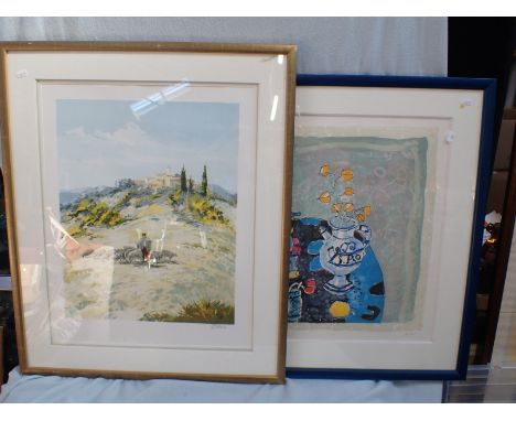 A LIMITED EDITION PRINT: 'ZAROV', 39/50 and another