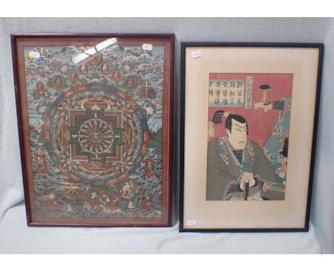 A 'THANKA' PICTURE AND A JAPANESE PRINT -2