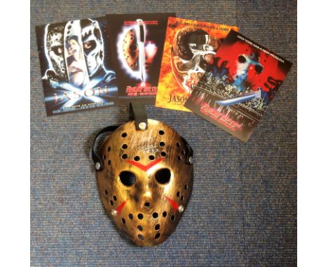 Kane Hodder Friday 13th hand-signed Jason Voorhees mask. Hand-Signed by Kane Hodder, who played Jason Voorhees in 4 of the Fr