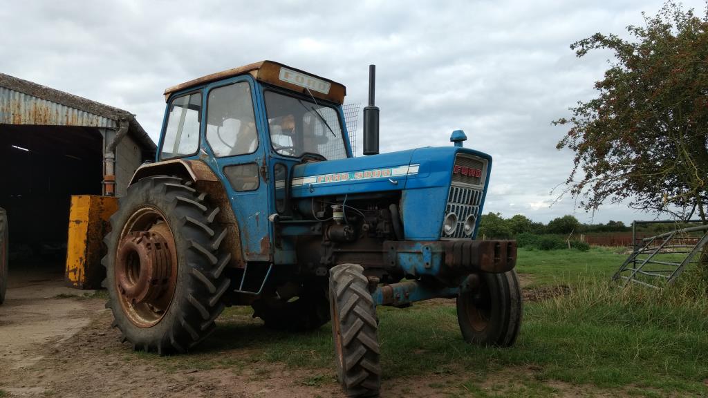 1971 FORD 5000 diesel TRACTOR Reg. No. UTL 719K Fitted with a Ford ...