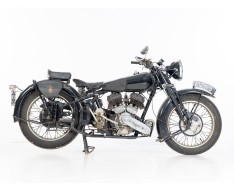 1937 Brough Superior SS80 DeluxeRegistration no. EGX 3Frame no. M8 1899Engine no. BSX4 653•One of only 460 SS80s built•Almost