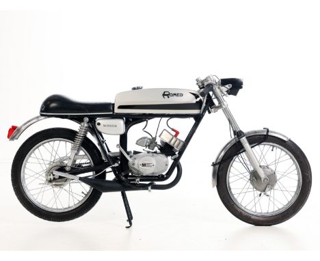1971 Romeo 49cc MonsterRegistration no. VOD 408JFrame no. FP-M4*894Engine no. 12/4 SSFounded by Edoardo Po in Modena, Italy i