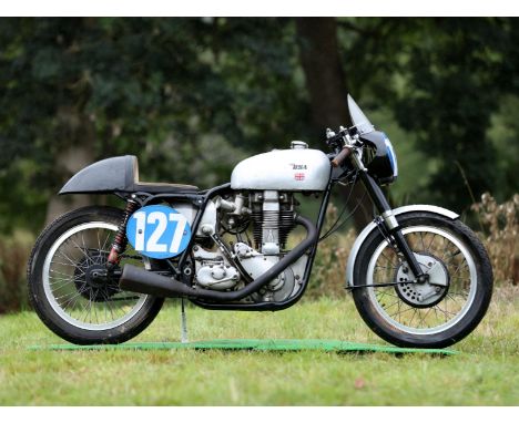 c.1950 BSA 348cc ZM33 Racing MotorcycleRegistration no. not registeredFrame no. none visibleEngine no. ZM33.4032.This handsom