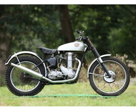 Formerly the property of Arthur Lampkin1950 BSA 348cc B32 Competition TrialsRegistration no. GKW 248 Frame no. ZB31 12148Engi