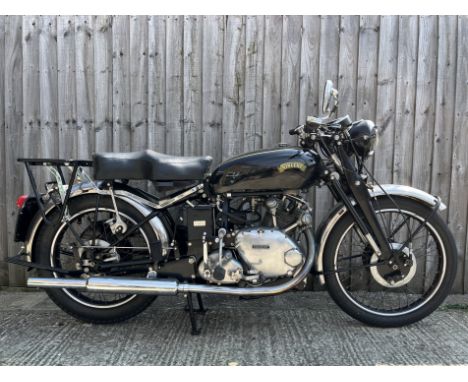 From the collection of the late James Mannings1952 Vincent 499cc Series-C CometRegistration no. MXM 614Frame no. RC110915C (R