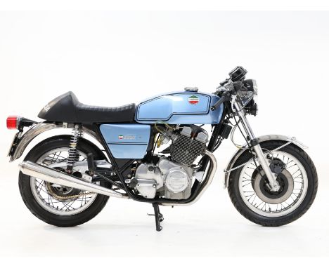 Ex-Richard Slater1975 Laverda 981cc 3CRegistration no. MHV 242PFrame no. 3135Engine no. 3135Introduced in 1972, the '3C' was 