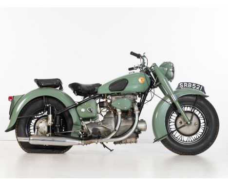Property of a deceased's estate1953 Sunbeam 489cc S7 DeluxeRegistration no. SRB 521Frame no. S7 6647Engine no. S8 10823A wart