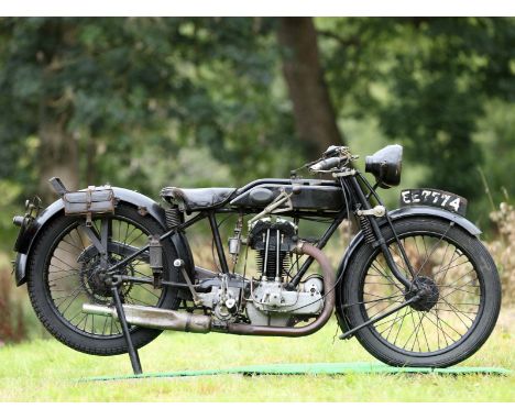 1928  AJS  349cc Model K6 'Big Port'Registration no. EE 7774 Frame no. K103073Engine no. K103073Although it retained the 74x8