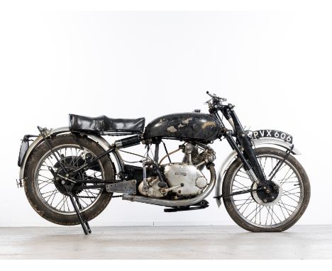 Property of a deceased's estate1950 Vincent 499cc Comet ProjectRegistration no. PVX 606Frame no. RC/1/5901 (Rear frame no. RC