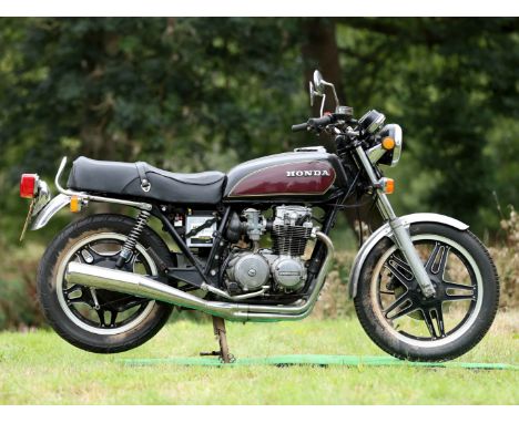 1979 Honda CB650 CombinationRegistration no. WWL 470TFrame no. RC03-2017962Engine no. RC03E-2018087Introduced in 1979, the CB