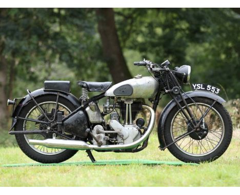 1946 Norton 490cc Model 18Registration no. YSL 553Frame no. A34597Engine no. A34597Like the majority of its contemporaries, N