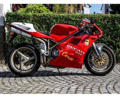 One owner from new1994 Ducati  916 SPRegistration no. DO-XV88 (DE)Frame no. ZDM916S*000496* Engine no. ZDM916W*000646*Followi