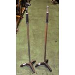 2x microphone stands