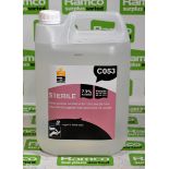 2x Boxes of Selden Sterile C053 hand sanitiser - 2x 5L bottles per box