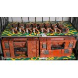 8x Fein oscillating multi tools & 4 Fein tool cases - see description for details