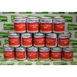 15x tins of AkzoNobel International Super Gloss HS high gloss paint - Bahama Beige 243 - 750ml