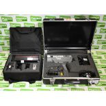Speedar SR1 speed gun with case & Kustom Signals Falcon hand held speed gun with accessories & case