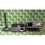 InFocus IN2102 LED projector with mounting bracket & DLP Toshiba TDP-SB20 Data projector