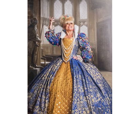 A large gilt framed picture of Dame Barbara Windsor – Jackpotjoy's ‘Queen of Bingo’.Bid for a breakthrough and support Alzhei
