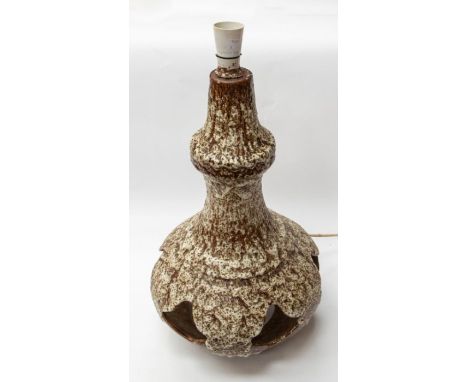 German lava rock lamp base