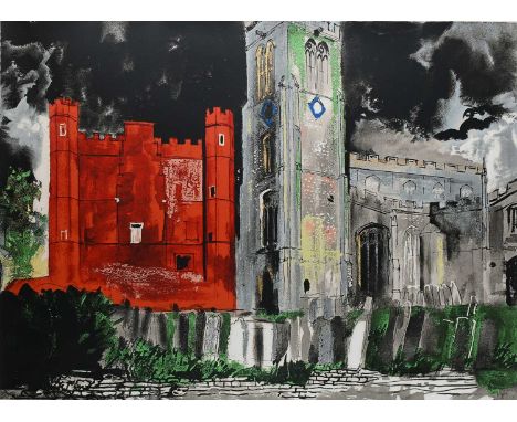 Φ John Piper CH (1903-1992)Buckden Palace, Cambridgeshire (Levinson 333)Signed and numbered 64/100 John Piper (in pencil to m