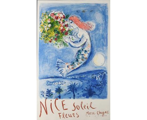 Φ Marc Chagall (Russian/French 1887-1985)Nice Soleil FleursLithograph, 196293 x 57.2cm (image)Provenance:Redfern Gallery Lond