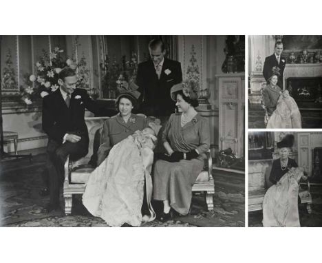 Φ Baron (Sterling Henry Nahum) (1906-1956)Portrait of King George VI, Princess Elizabeth (later Queen Elizabeth II), Prince C
