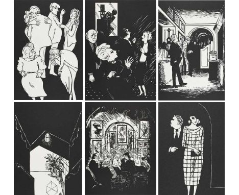 Φ Nicholas Garland OBE (b.1935)Annabel'sFourteen, each signed and numbered 145/250 Nicholas Garland and inscribed with title 
