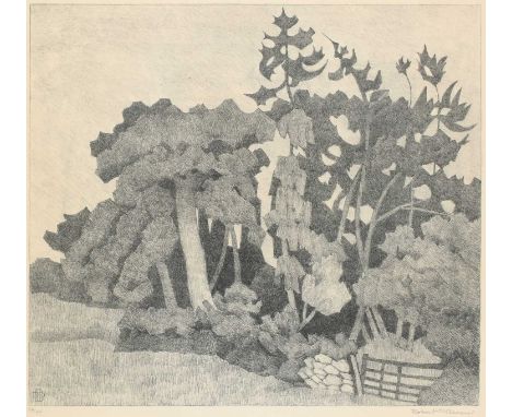 Robert Polhill Bevan (1865-1925)The Plantation (Dry 37)Signed and numbered 24/40 Robert P Bevan (in pencil to margin)Lithogra