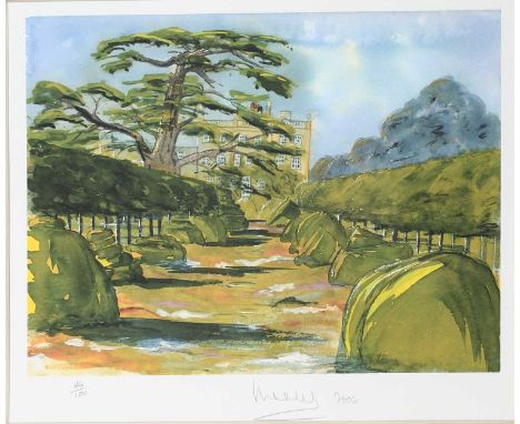 Φ HM King Charles III (b.1948)The Thyme Walk, Highgrove HouseSigned, dated and numbered 86/100 Charles 2006 (in pencil to mar