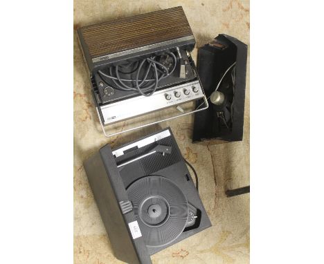 A ITTKB PORTABLE RECORD PLAYER TOGETHER WITH ANOTHER (2)
