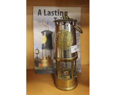 ECCLES BRASS MINERS LAMP