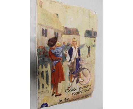 A POST OFFICE ADVERTISING POSTER