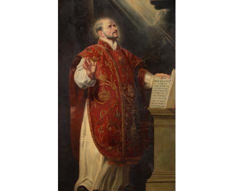 After Peter Paul RubensSaint Ignatius of LoyolaOil on canvas226 x 137cm (88¾ x 53¾ in.)After the picture of 1620-2 in the Nor
