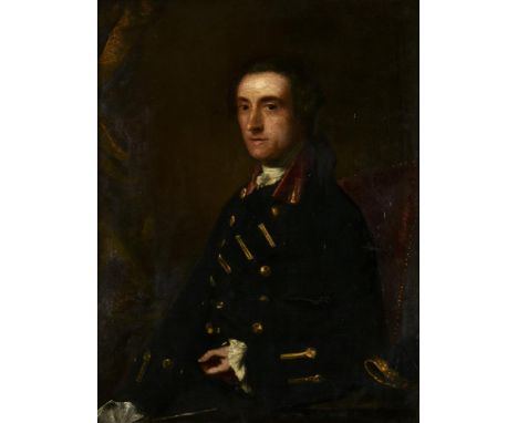 Sir Joshua Reynolds (British 1723-1792)Portrait of James Whitshed M.P. (circa 1716-89) in naval uniformOil on canvas89 x 68.5