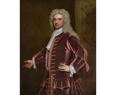 Sir Godfrey Kneller (British 1646-1723)William Coventry, 5th Earl of Coventry (1676-1751)Oil on canvas laid to boardSigned an