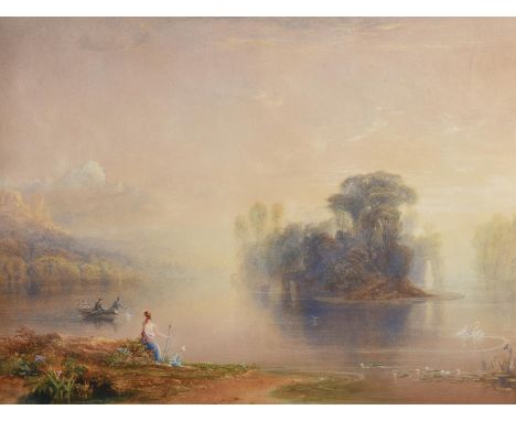 Copley Fielding (British 1787-1855)Fairy IsleWatercolourSigned (lower left)47.5 x 64.5cm (18½ x 25¼ in.)Provenance:Sale, Soth