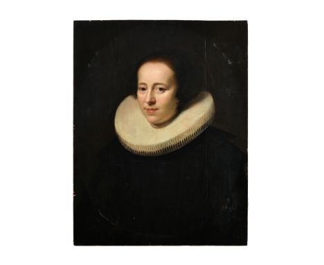 Circle of Ferdinand Bol (Dutch 1616-1680)Portrait of a womanOil on panel, framed as an oval67.5 x 53.5cm (26½ x 21 in.)Condit