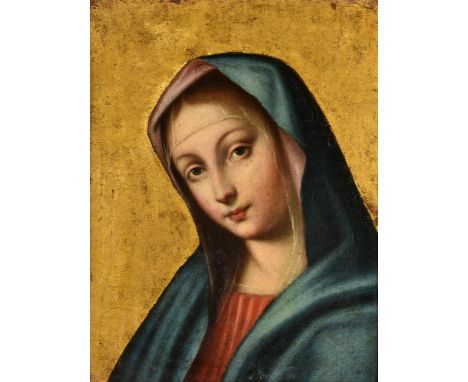Italian School (late 17th / early 18th century)MadonnaOil on canvas33 x 25.5cm (12 x 10 in.)Condition Report: The canvas has 