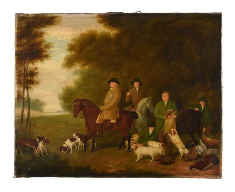 After Francis WheatleyThe Return from the ShootOil on canvas55 x 70cm (21½ x 27½ in.)After the original 1788 painting by Fran